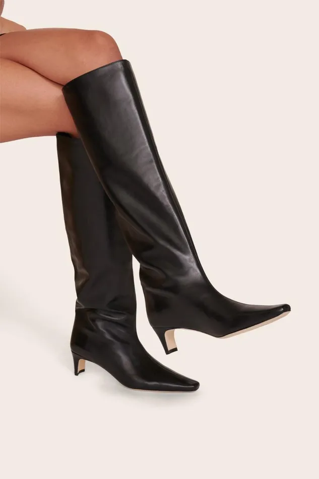 STAUD Boots Women STAUD WALLY BOOT BLACK