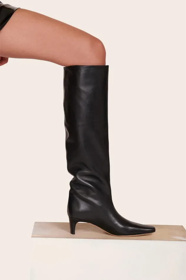 STAUD Boots Women STAUD WALLY BOOT BLACK