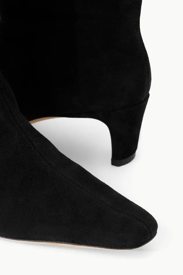STAUD Boots Women STAUD WALLY BOOT BLACK SUEDE