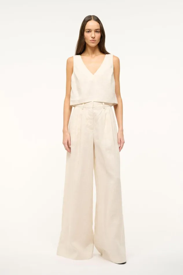 STAUD Bridal Women STAUD SASHA PANT NATURAL