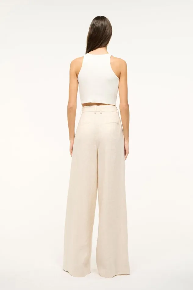 STAUD Bridal Women STAUD SASHA PANT NATURAL