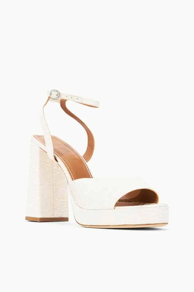 STAUD Bridal Women STAUD SOLANGE PLATFORM WHITE STAUD Bridal Women STAUD SOLANGE PLATFORM WHITE