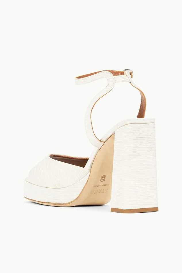 STAUD Bridal Women STAUD SOLANGE PLATFORM WHITE STAUD Bridal Women STAUD SOLANGE PLATFORM WHITE