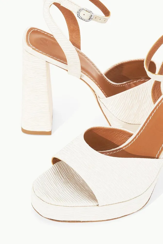 STAUD Bridal Women STAUD SOLANGE PLATFORM WHITE STAUD Bridal Women STAUD SOLANGE PLATFORM WHITE