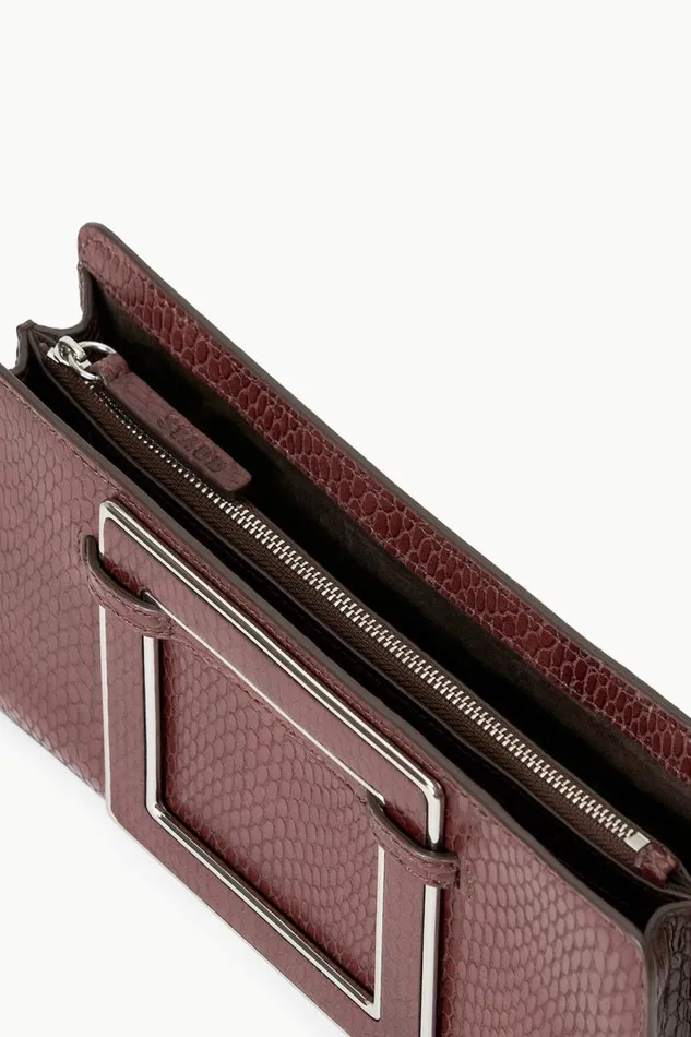 STAUD Clutches Women STAUD SHIRLEY CONVERTIBLE CLUTCH MAHOGANY STAUD Clutches Women STAUD SHIRLEY CONVERTIBLE CLUTCH MAHOGANY