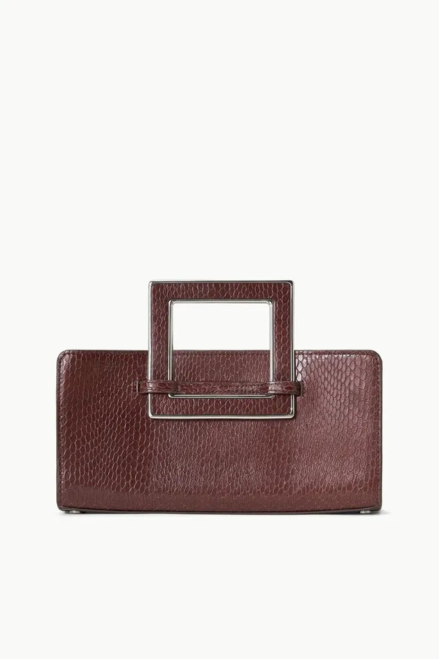 STAUD Clutches Women STAUD SHIRLEY CONVERTIBLE CLUTCH MAHOGANY STAUD Clutches Women STAUD SHIRLEY CONVERTIBLE CLUTCH MAHOGANY