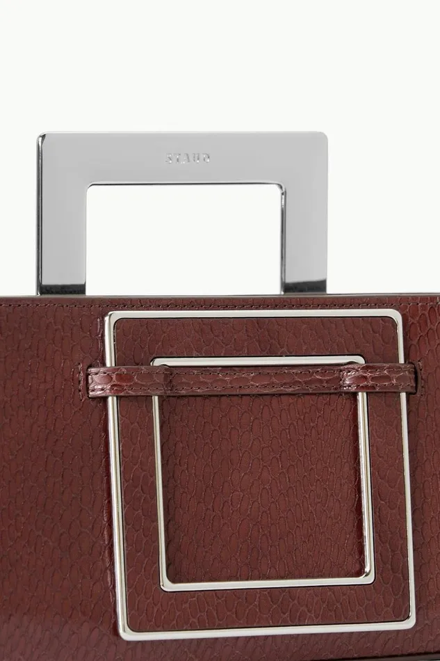 STAUD Clutches Women STAUD SHIRLEY CONVERTIBLE CLUTCH MAHOGANY STAUD Clutches Women STAUD SHIRLEY CONVERTIBLE CLUTCH MAHOGANY