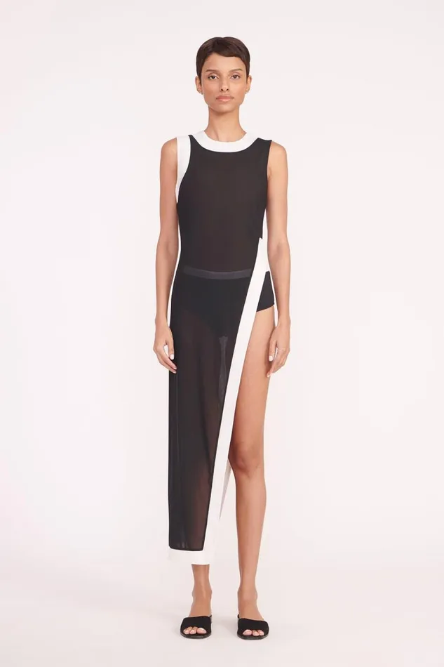 STAUD CoverUps Women STAUD POINTER COVERUP BLACK WHITE
