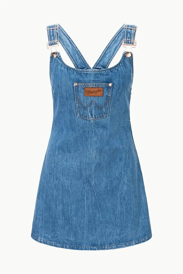 STAUD Denim Women STAUD WRANGLER THE MIDI SHIRT DRESS