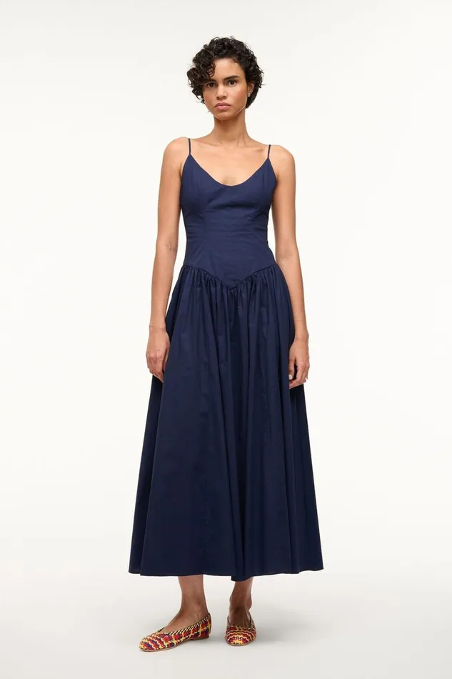 STAUD Dresses Women STAUD DENA DRESS NAVY
