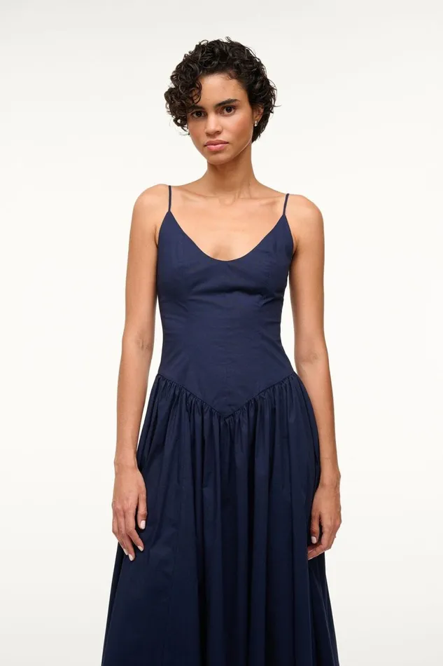 STAUD Dresses Women STAUD DENA DRESS NAVY STAUD Dresses Women STAUD DENA DRESS NAVY