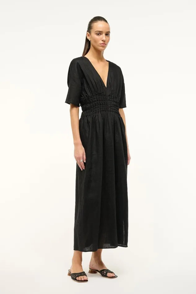 STAUD Dresses Women STAUD LAURETTA DRESS BLACK