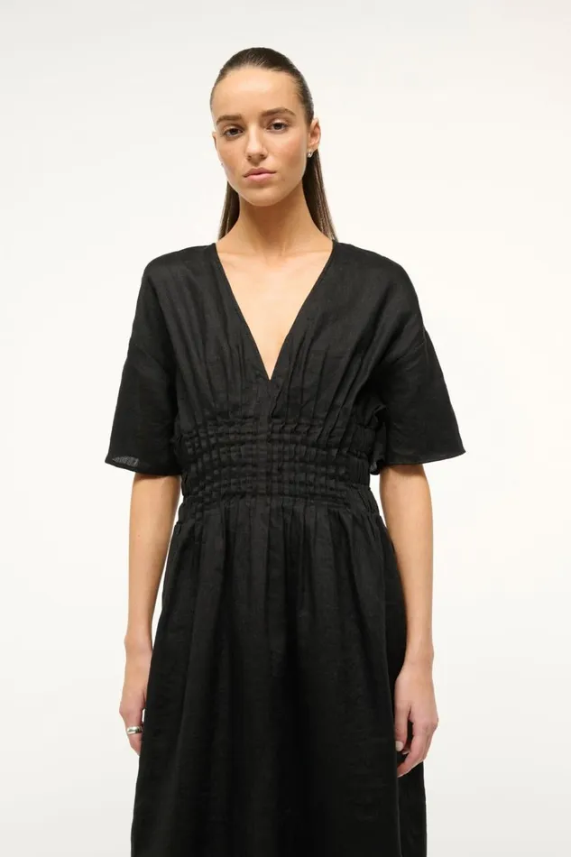 STAUD Dresses Women STAUD LAURETTA DRESS BLACK STAUD Dresses Women STAUD LAURETTA DRESS BLACK