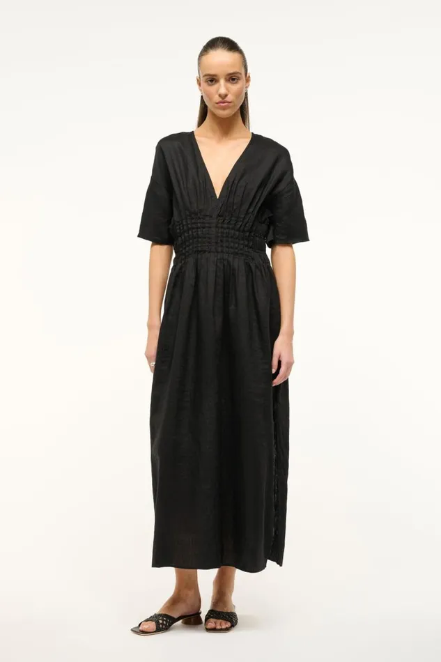 STAUD Dresses Women STAUD LAURETTA DRESS BLACK STAUD Dresses Women STAUD LAURETTA DRESS BLACK