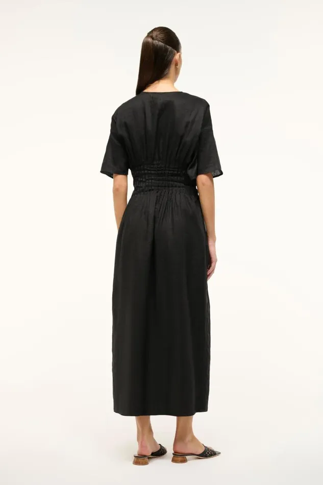 STAUD Dresses Women STAUD LAURETTA DRESS BLACK STAUD Dresses Women STAUD LAURETTA DRESS BLACK