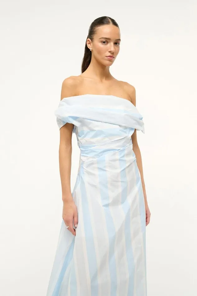 STAUD Dresses Women STAUD LIPARI DRESS ADRIATIC STRIPE STAUD Dresses Women STAUD LIPARI DRESS ADRIATIC STRIPE