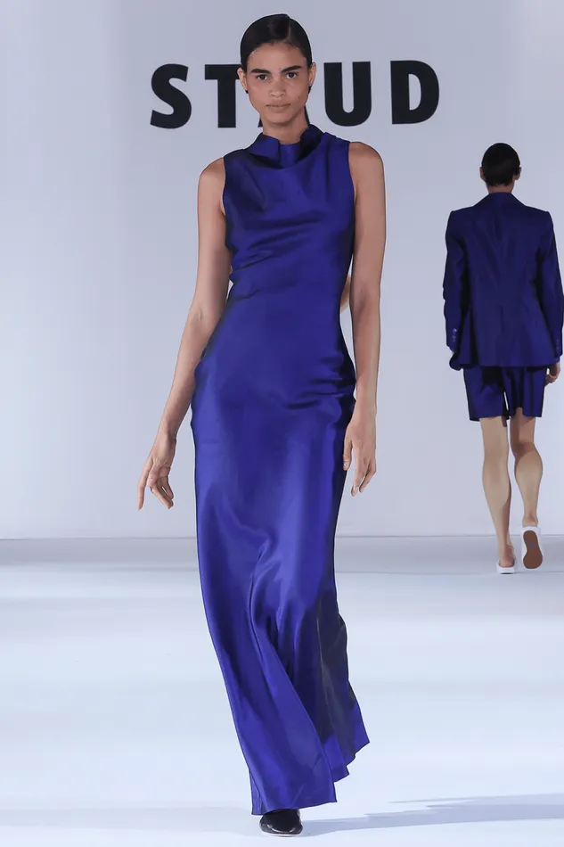 STAUD Dresses Women STAUD ROCHELLE DRESS VIOLET STAUD Dresses Women STAUD ROCHELLE DRESS VIOLET