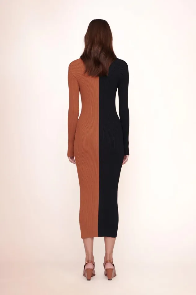 STAUD Dresses Women STAUD SHOKO SWEATER TAN BLACK