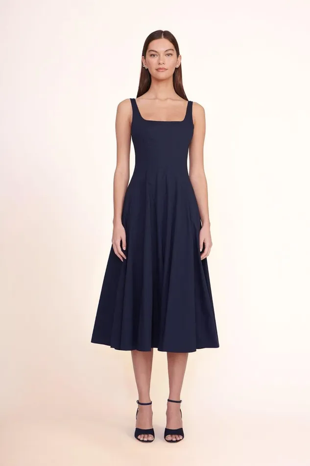 STAUD Dresses Women STAUD WELLS DRESS Navy
