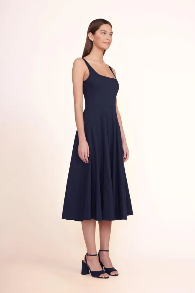 STAUD Dresses Women STAUD WELLS DRESS Navy STAUD Dresses Women STAUD WELLS DRESS Navy