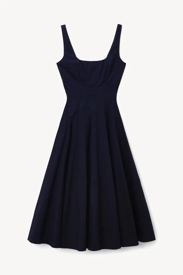STAUD Dresses Women STAUD WELLS DRESS Navy STAUD Dresses Women STAUD WELLS DRESS Navy