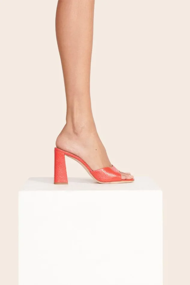 STAUD Heels Women STAUD SLOANE HEEL RED ROSE STAUD Heels Women STAUD SLOANE HEEL RED ROSE