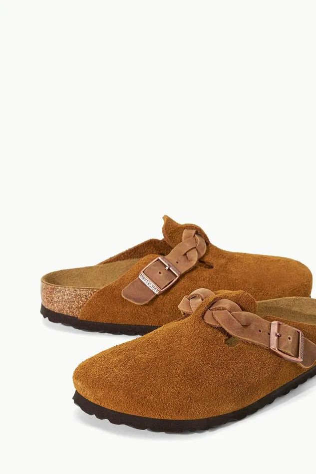 STAUD Mules and Flats Women BIRKENSTOCK BOSTON BRAID CLOG MINK STAUD Mules and Flats Women BIRKENSTOCK BOSTON BRAID CLOG MINK