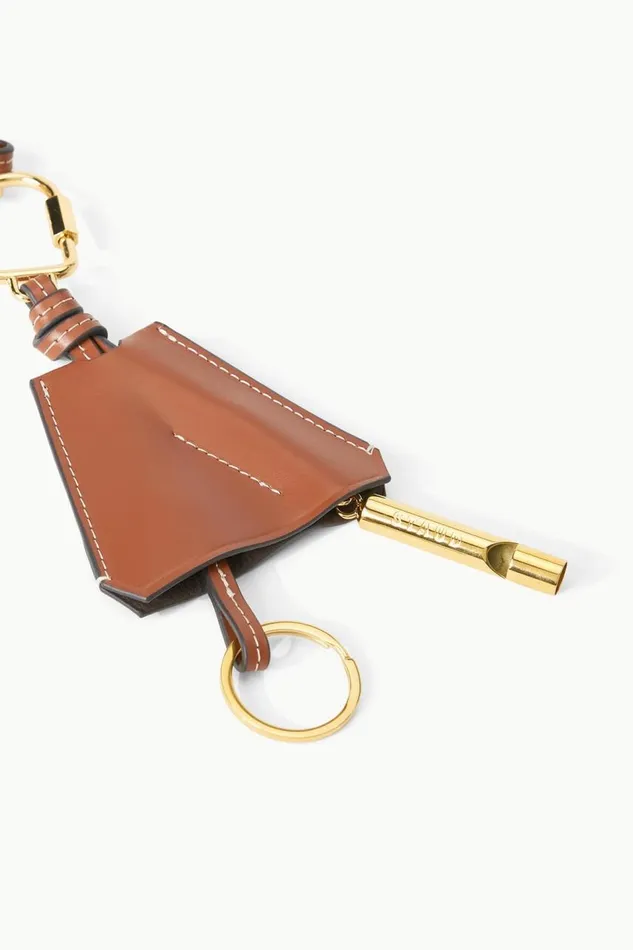 STAUD Necklaces Women STAUD SAFETY WHISTLE KEY FOB TAN STAUD Necklaces Women STAUD SAFETY WHISTLE KEY FOB TAN