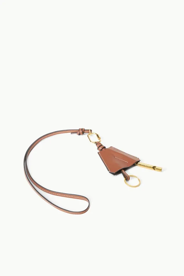 STAUD Necklaces Women STAUD SAFETY WHISTLE KEY FOB TAN STAUD Necklaces Women STAUD SAFETY WHISTLE KEY FOB TAN