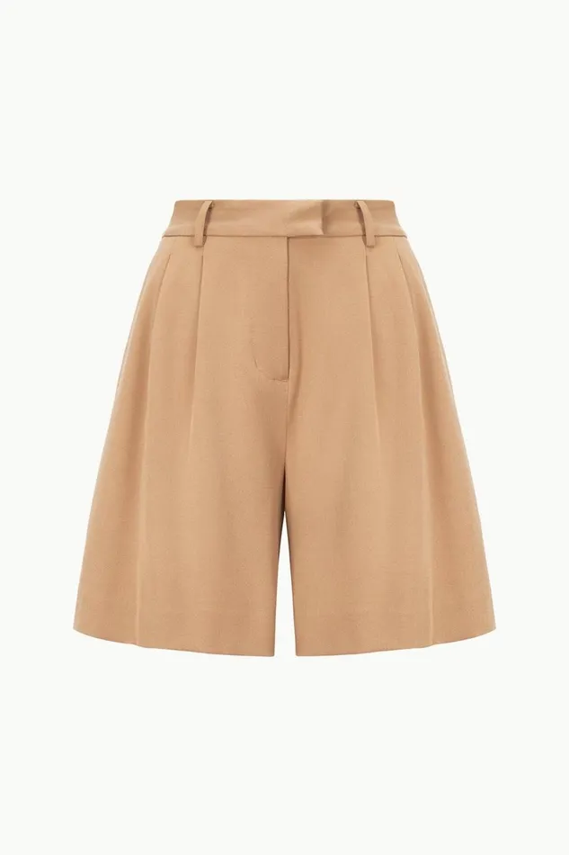STAUD Pants and Shorts Women STAUD LONG LUISA SHORT CAMEL STAUD Pants and Shorts Women STAUD LONG LUISA SHORT CAMEL