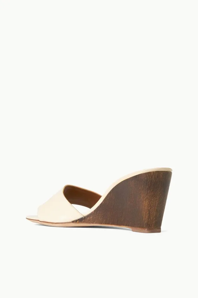 STAUD Platforms and Wedges Women STAUD BILLIE WEDGE CREAM WOOD STAUD Platforms and Wedges Women STAUD BILLIE WEDGE CREAM WOOD