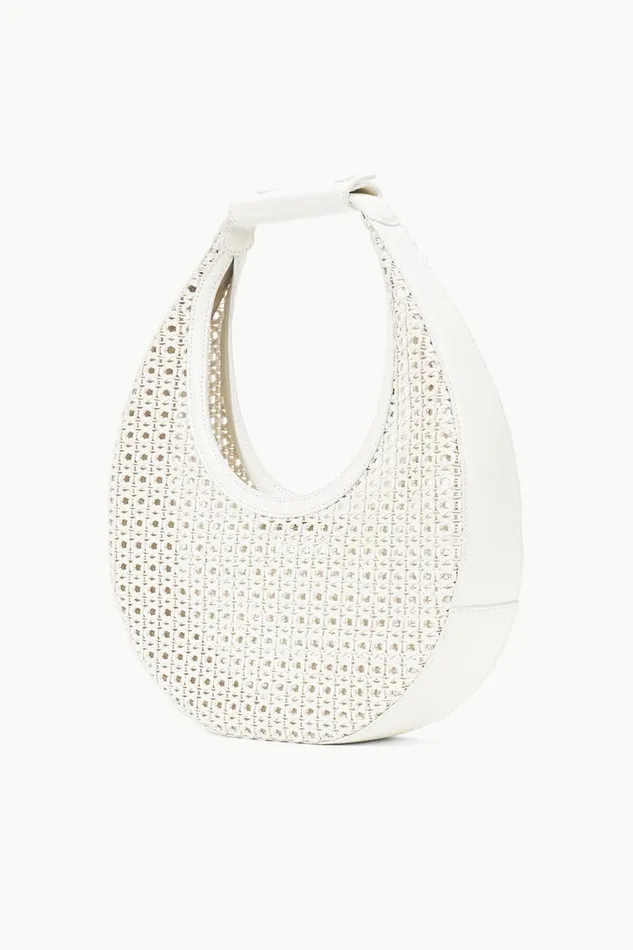 STAUD Shoulder Women STAUD MOON WOVEN BAG PAPER STAUD Shoulder Women STAUD MOON WOVEN BAG PAPER
