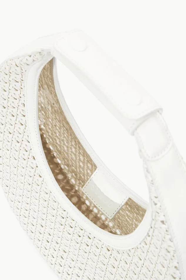 STAUD Shoulder Women STAUD MOON WOVEN BAG PAPER STAUD Shoulder Women STAUD MOON WOVEN BAG PAPER