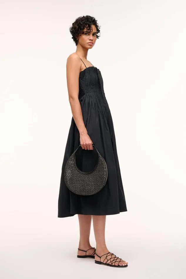 STAUD Shoulder Women STAUD MOON WOVEN BAG PAPER STAUD Shoulder Women STAUD MOON WOVEN BAG PAPER