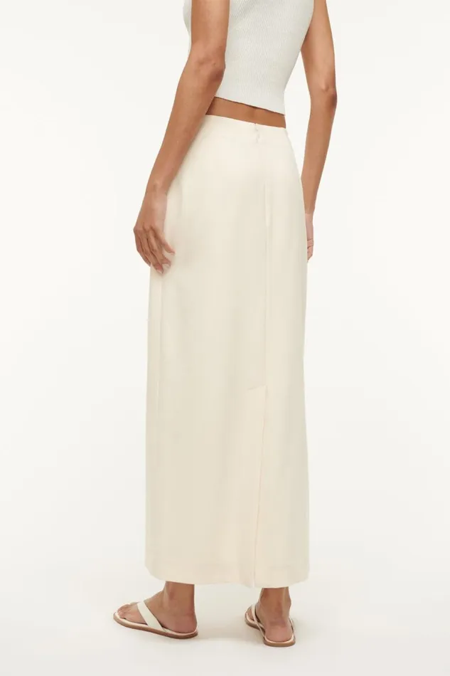 STAUD Skirts Women STAUD SMITH SKIRT ECRU STAUD Skirts Women STAUD SMITH SKIRT ECRU