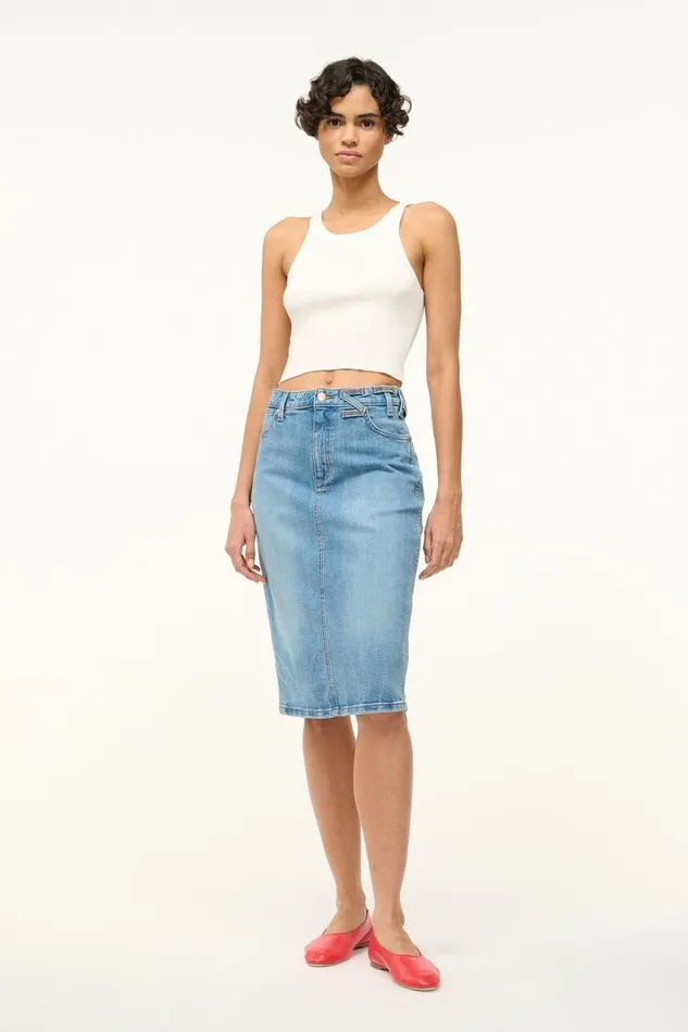 STAUD Skirts Women STAUD WRANGLER THE PENCIL SKIRT