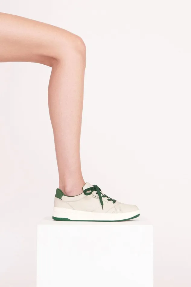 STAUD Sneakers Women KEDS X STAUD THE COURT SNEAKER CREAM GREEN STAUD Sneakers Women KEDS X STAUD THE COURT SNEAKER CREAM GREEN