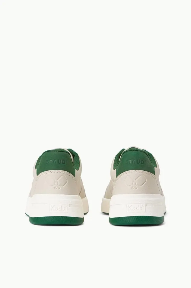 STAUD Sneakers Women KEDS X STAUD THE COURT SNEAKER CREAM GREEN STAUD Sneakers Women KEDS X STAUD THE COURT SNEAKER CREAM GREEN