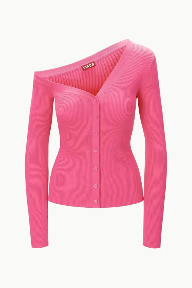 STAUD Sweaters Women STAUD CRAFTSMAN SWEATER PUNCH STAUD Sweaters Women STAUD CRAFTSMAN SWEATER PUNCH
