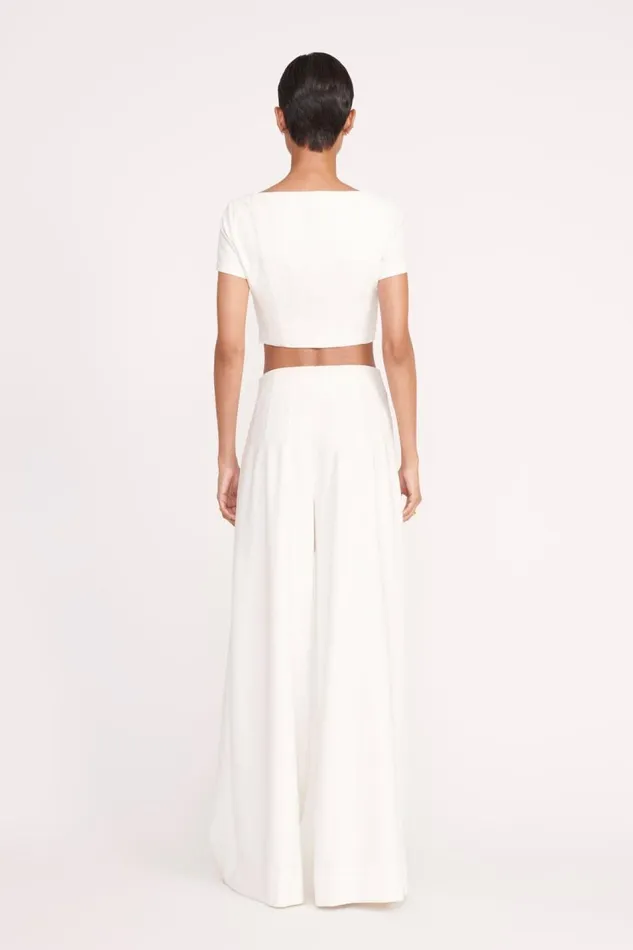 STAUD Tops Women STAUD ANYA TOP IVORY
