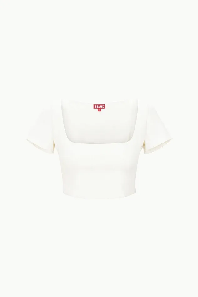 STAUD Tops Women STAUD ANYA TOP IVORY