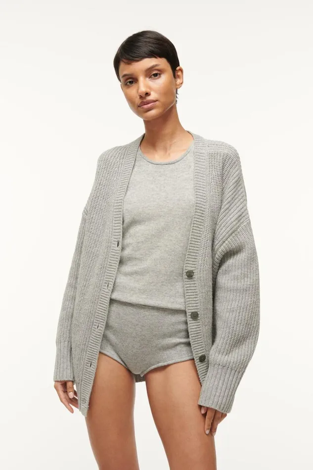 STAUD Tops Women STAUD AYANA TOP HEATHER GREY