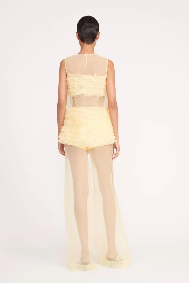 STAUD Tops Women STAUD MYRTLE TOP LEMON DROP STAUD Tops Women STAUD MYRTLE TOP LEMON DROP