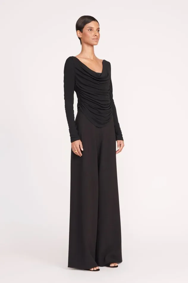 STAUD Tops Women STAUD SOLANA TOP BLACK
