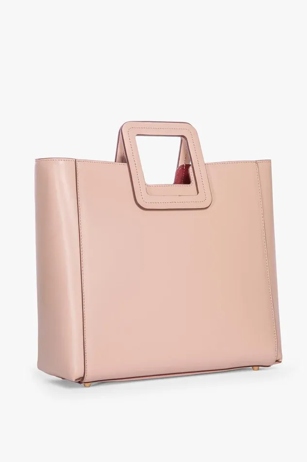 STAUD Totes Women STAUD SHIRLEY LEATHER BAG BLUSH