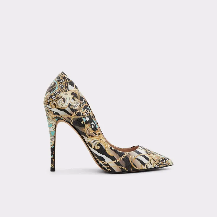 Stessy Black Multi Women ALDO Heels