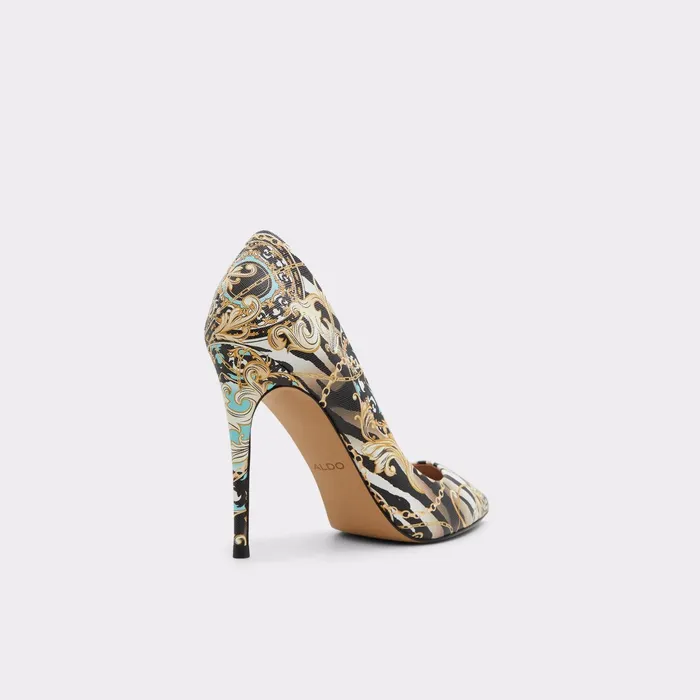 Stessy Black Multi Women ALDO Heels