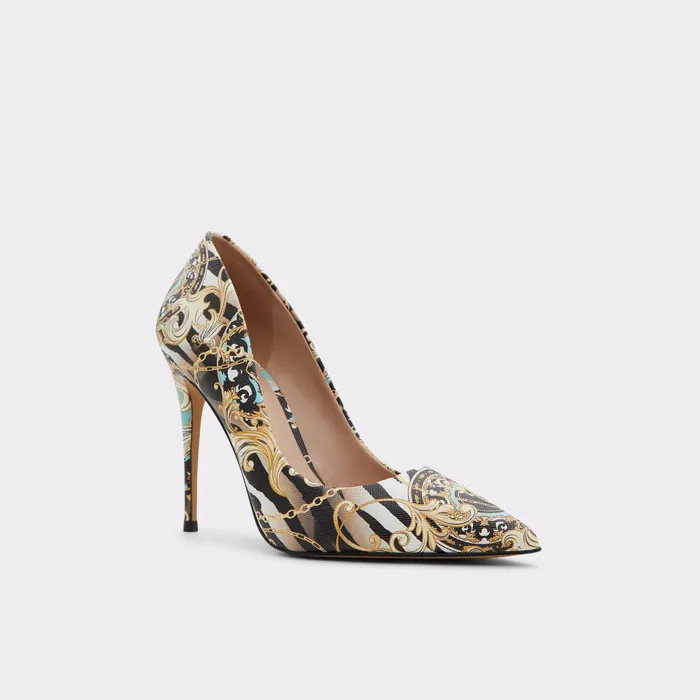 Stessy Black Multi Women ALDO Heels