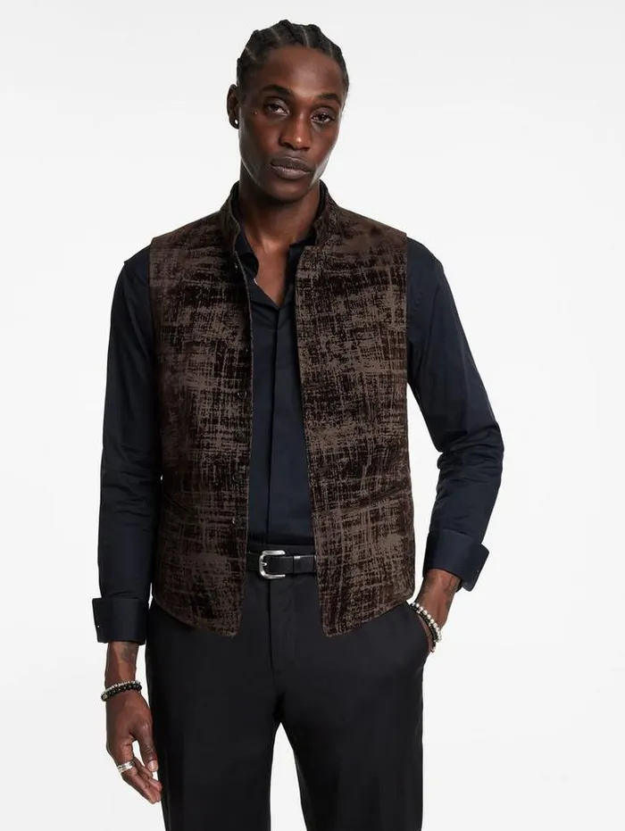 Suit Jackets Men John Varvatos GLYNN VEST Old Bark