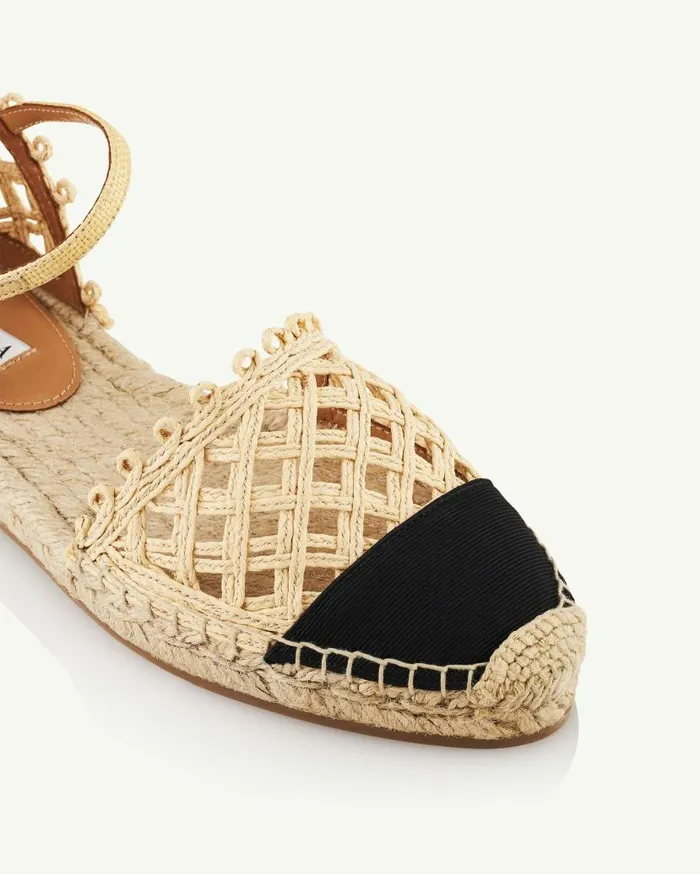Sunburst Flat Beige Women Aquazzura Flats Sunburst Flat Beige Women Aquazzura Flats